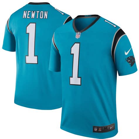 Nike Cam Newton Carolina Panthers Blue Color Rush Legend Jersey