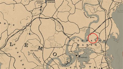 Red Dead Redemption Animal Map