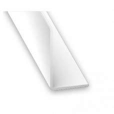 PVC Plastic Unequal Angle White | 20mm x 30mm x 1m