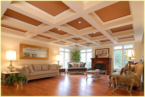 Would a coffered ceiling look good in my room? | Classic living room design, Coffered ceiling ...