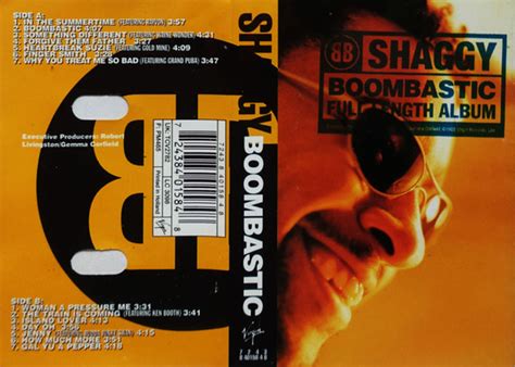 Shaggy - Boombastic (Full Length Album) (1995, Cassette) | Discogs