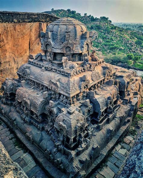 Vettuvan Koil temple constructed in the Pandyan Architecturural and rock cut architecture, the ...