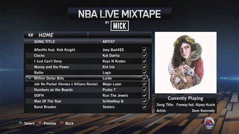 NBA Live 14 (PS4) - "NBA Live Mix Tape" Soundtrack Revealed - YouTube