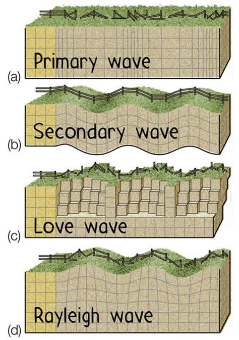 What are the three types of waves generate during an earthquake? | Socratic