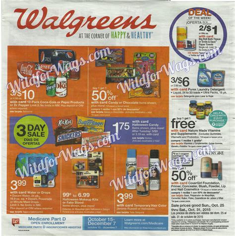 Sneak Peek – Walgreens Weekly Ad Scan 10-25