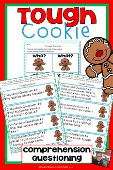 Tough Cookie Comprehension Book Companion by Robin Wilson First Grade Love