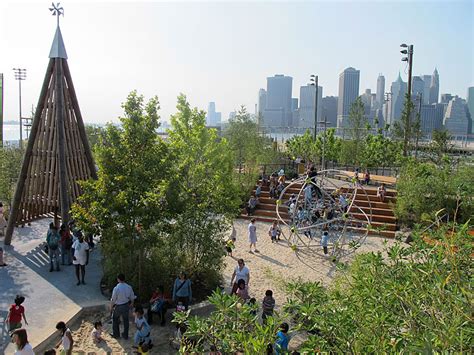 Pier 6 Playground, Michael van Valkenburgh and Associates, NYC, 2010 - Playscapes