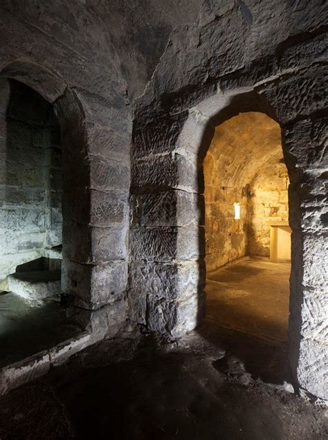 Saxon Crypt under Hexham Abbey, Northumberland. | English architecture, Medieval castle ...