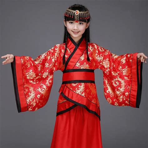 women chinese princess costume traditional dance costumes kids enfants children folk ancient ...