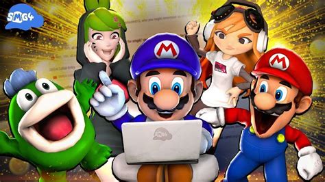 Smg4, Mario, Boopkins, Meggy und Melony - Online-Puzzle