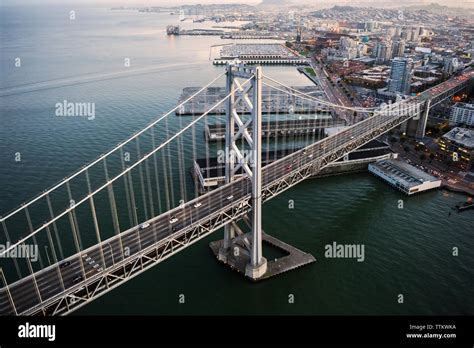 Aerial view of Bay Bridge Stock Photo - Alamy