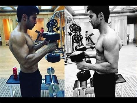 Varun Dhawan's Bodybuilding Gym Workout Video | Bollywood Inside Out ...