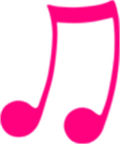 Pink Music Note Clip Art at Clker.com - vector clip art online, royalty ...