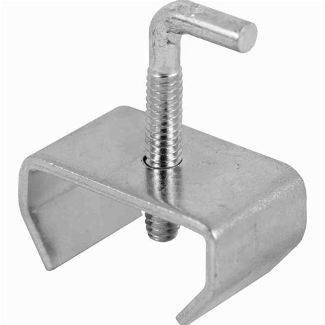 Prime-Line 1 in. Steel Bed Frame Rail Clamps (2-Pack)-U 9005 - The Home Depot