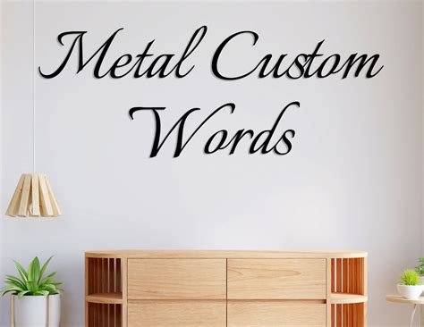 Custom Metal Wall Sign - BrossHome