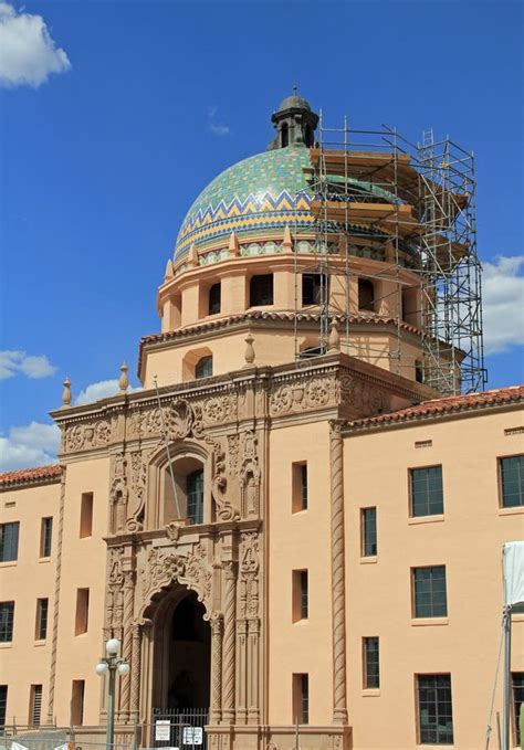 Arizona State Capital Building Being Repaired Stock Image - Image of historic, repaired: 116061489