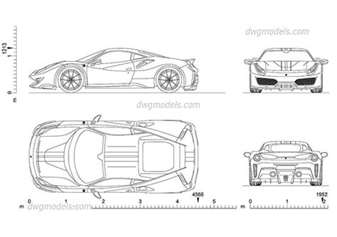 Cars DWG models, free CAD Blocks download