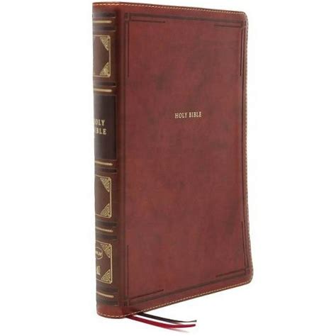 Nkjv, Reference Bible, Center-column Giant Print, Leathersoft, Brown ...