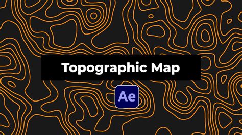 Create Topographic Map Animated Backgrounds in After Effects | Tutorial - YouTube