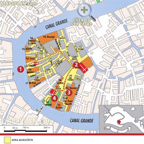 Venice Attractions Map Pdf - Free Printable Tourist Map Venice ...