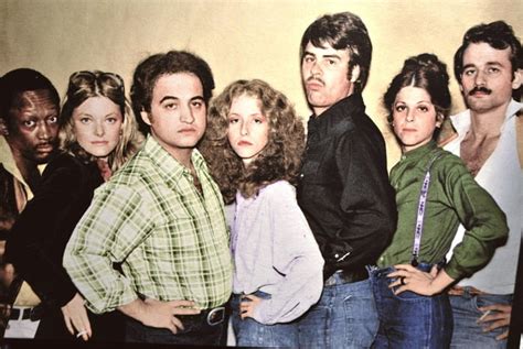 The FIRST SNL CAST ,Garrett Morris, Jane Curtin, John Belushi, Laraine ...