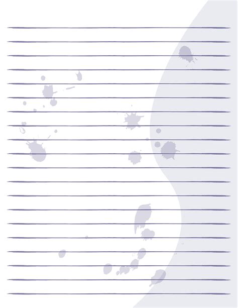 Printable Handwriting Paper Templates with Lines