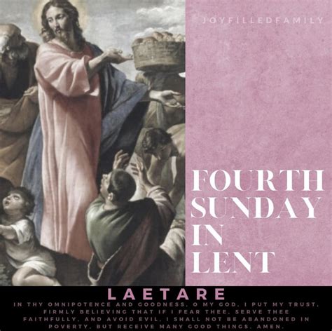 Laetare {Fourth Sunday in Lent}