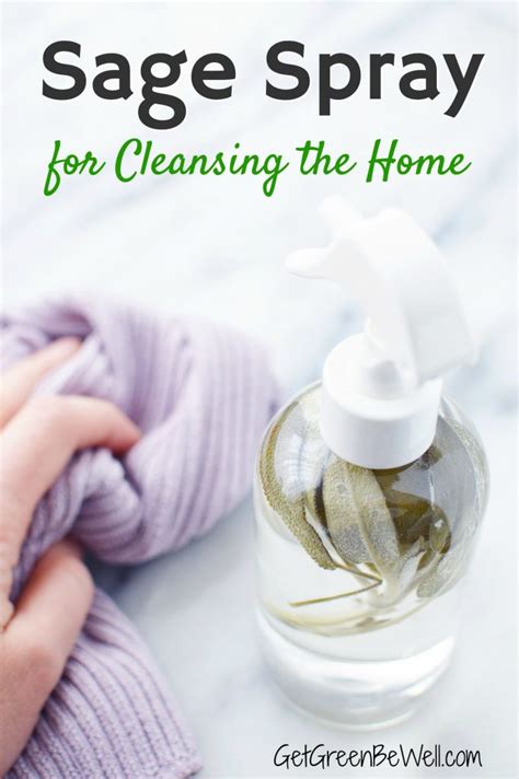 DIY Sage Spray for Cleansing Home - Get Green Be Well