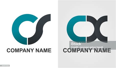 Initials Logo Vector Design For Brand Company Stock Illustration - Download Image Now ...