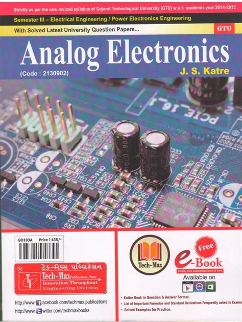 Analog Electronics Book at best price in Ahmedabad by Patel Book Agency | ID: 7843028562