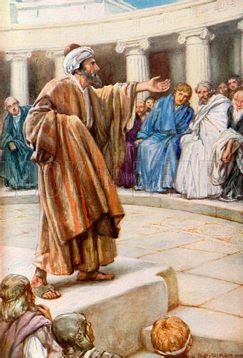 Paul Preaching at Athens stock image | Look and Learn