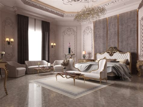 Classic Interior Design For Master Bedroom | HRarchZ Architecture Studio