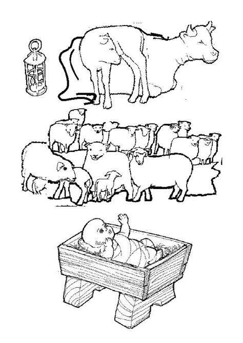 Nativity Animals Coloring Pages at GetColorings.com | Free printable ...