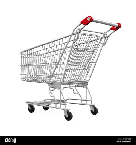 Shopping Cart Isolated Stock Photo - Alamy