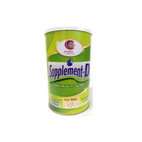 Supplement D Milk Powder For Diabetic 400g