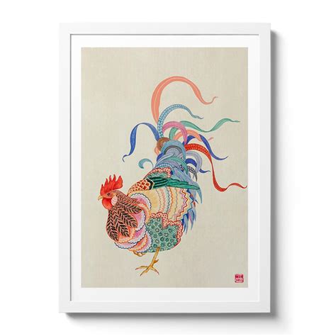 Chinese Zodiac Rooster Fine Art Print – Chris Chun