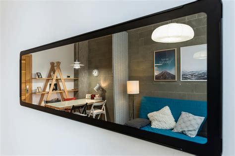 Mirror reflection of cozy living room · Free Stock Photo