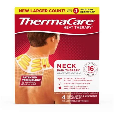 Thermacare® Heat Therapy™ Neck Pain Therapy Heatwraps, 4 ct - Kroger