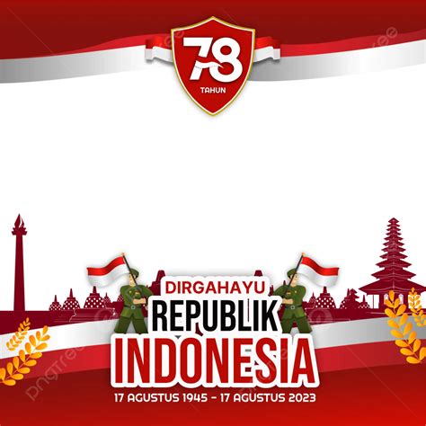 Hut Ri Ke 78 Official Design Dirgahayu Twibbonize Of Indonesian ...