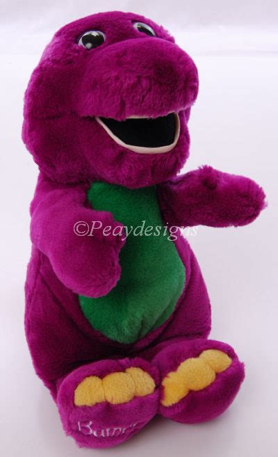 Le Chat Noir Boutique: Barney Singing ABC Alphabet Plush Lovey Doll ...