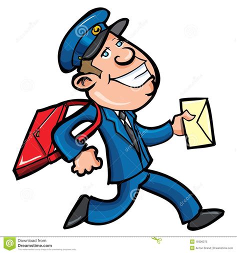 Cartoon mailman delivering | Clipart Panda - Free Clipart Images