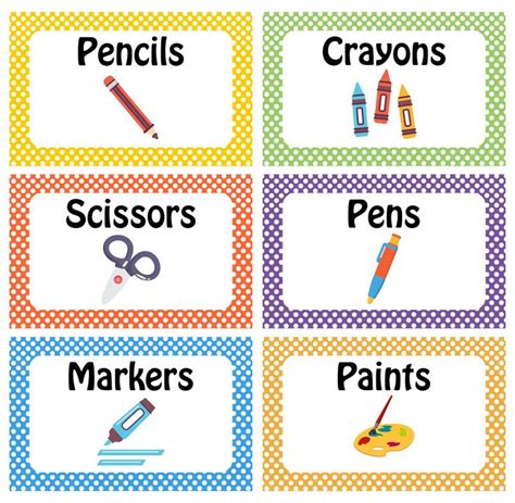 Free Classroom Labels With Pictures | Classroom labels printables ...