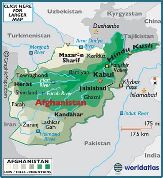 Afghanistan Map / Geography of Afghanistan / Map of Afghanistan ...