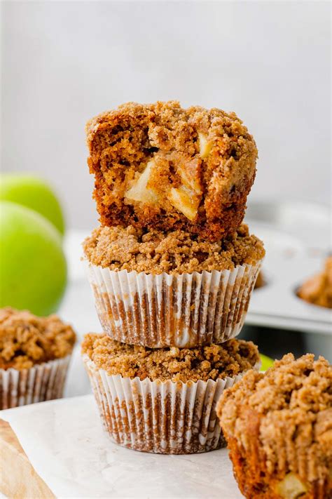 Healthy Cinnamon Apple Muffins | Easy Wholesome