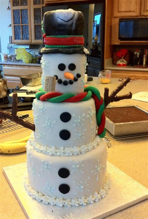 Snowman — Christmas | Snowman cake, Christmas cake, Winter cake