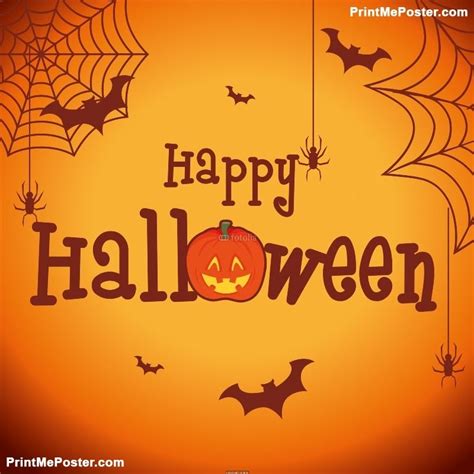 Poster of Happy halloween party festival card, Halloween Posters, # ...