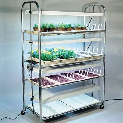 4 Tier Grow Light/Plant Stand Heat Mat Kit (16 Trays) – Harris Seeds