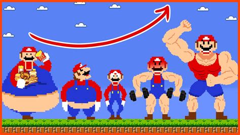 Evolution of Fat Mario Characters Growing Up | From Fat to Muscle | SUPER MARIO - YouTube