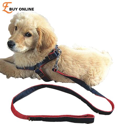 Dog Lead Leash Collar Pet Harness Silk Nylon Adjustable Safety Control ...