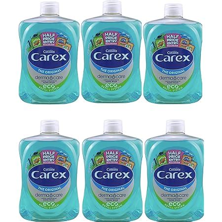 Cussons Carex Original Antibacterial Handwash 250 ml - Pack of 6 ...